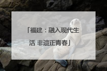 福建：融入现代生活 非遗正青春